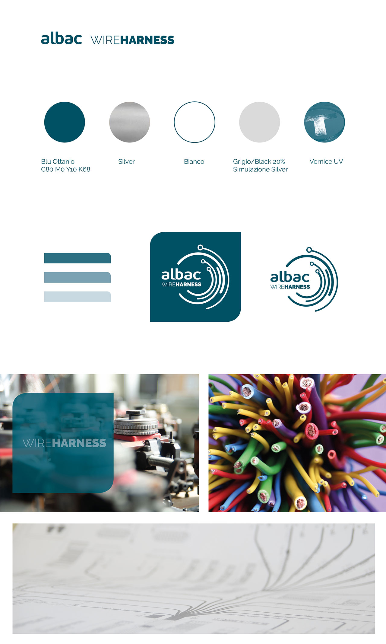 Progetto di sito web, logo e coordinati aziendali cliente Albac