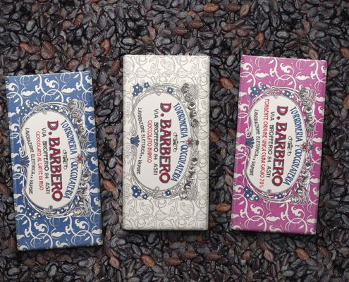 Packaging design per le Cioccolate Davide Barbero