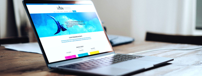 Progetto di sito web e materiali coordinati di comunicazione – Iside Antiviolenza