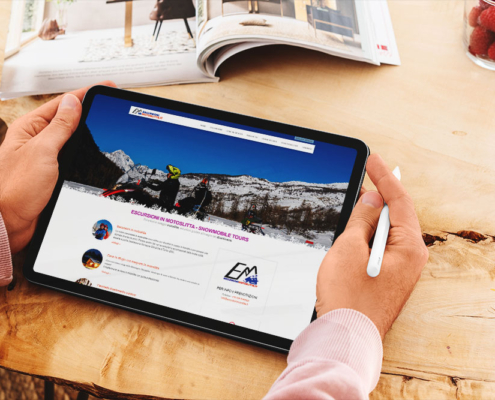 creazione sito web Escursioni Motoslitte