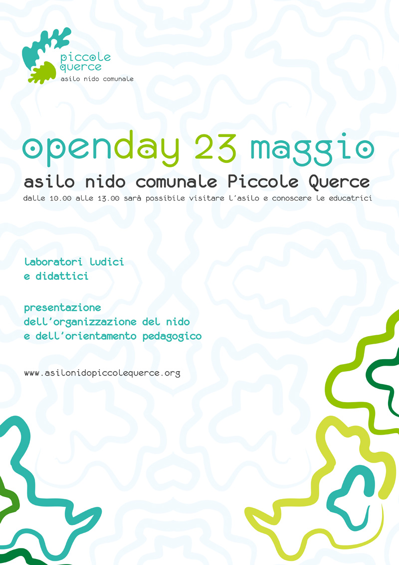 Realizzazione grafica locandina openday.