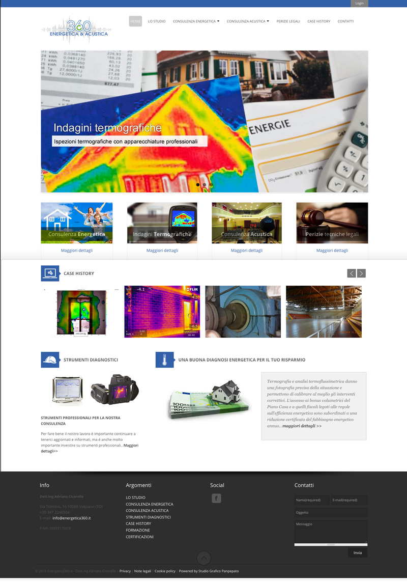 sito web responsive Energetica 360°